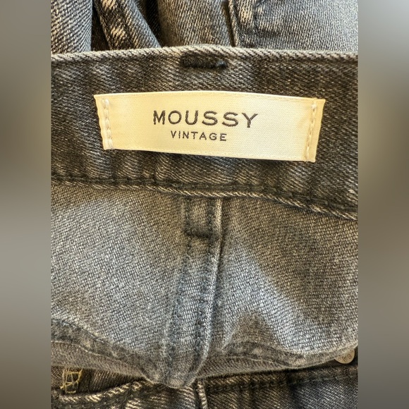 MOUSSY Vintage Dark Gray Wash Jeans Size 30 - Picture 10 of 12